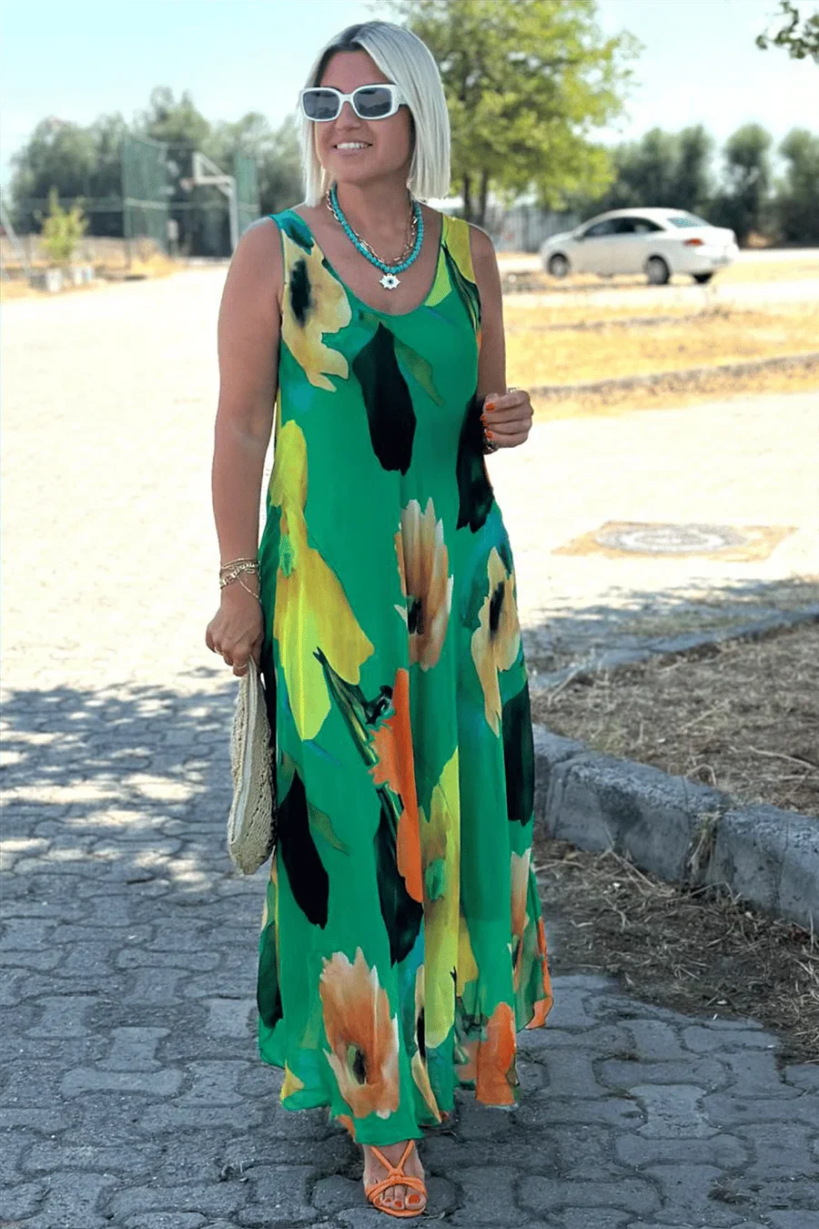 Vestido Veraniego Estampado Ferija