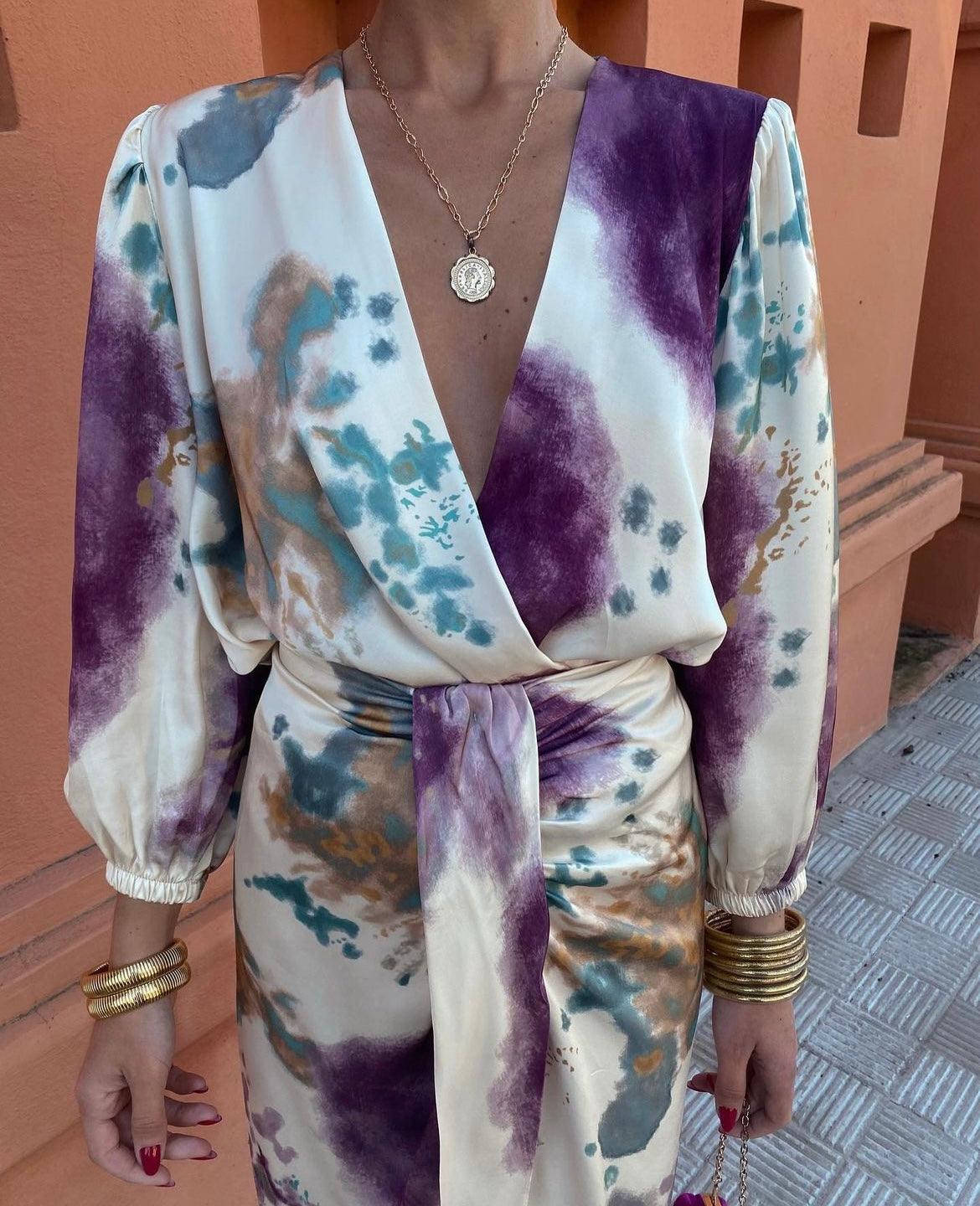 Maxi Vestido "Aura Violeta"
