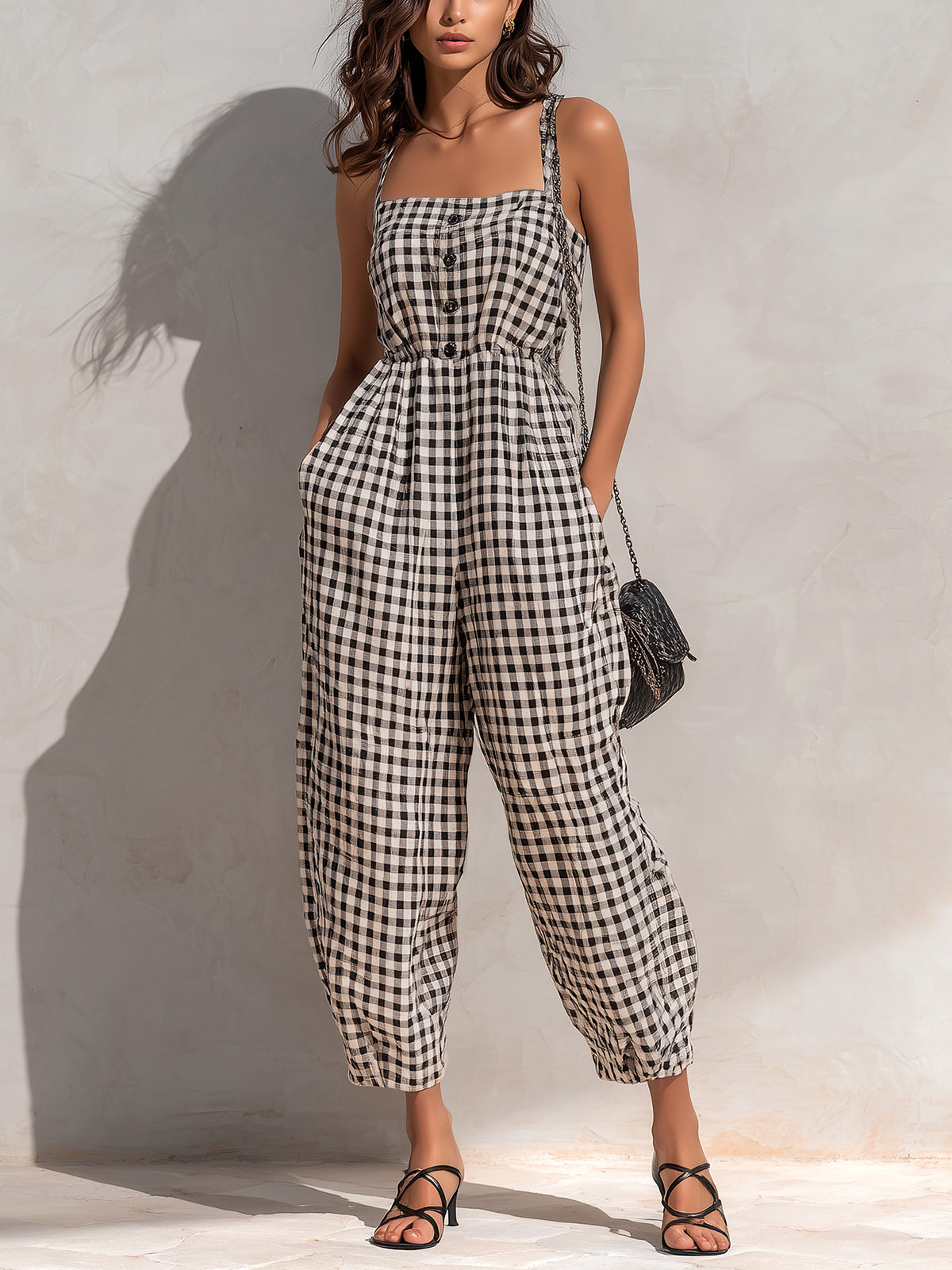 Mono Gingham Estilo Capri