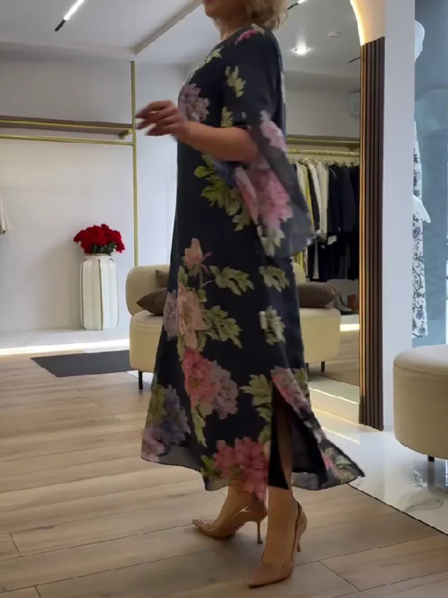 Vestido Rosas de Medianoche