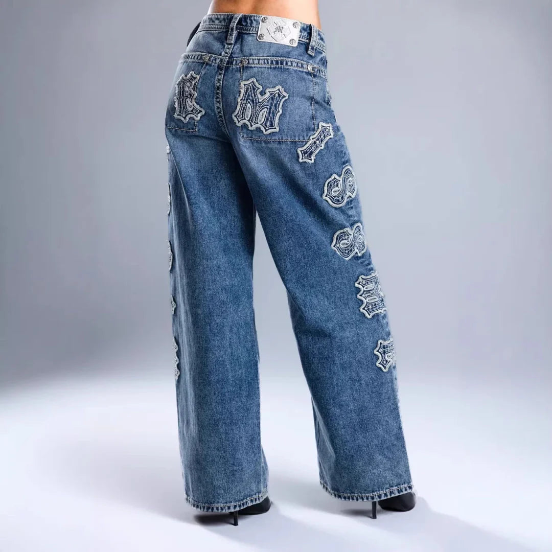 Vaqueros de Mezclilla Estilo Streetwear