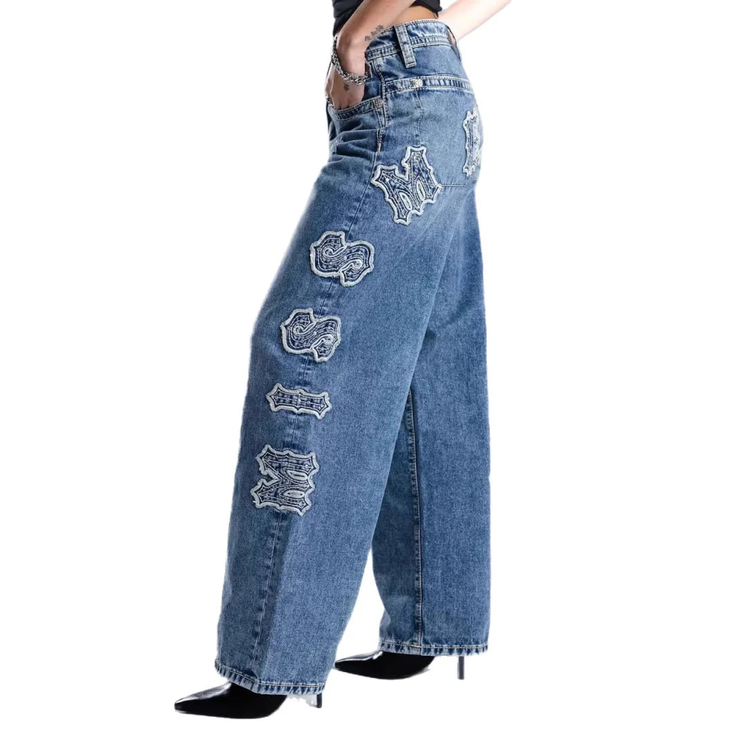 Vaqueros de Mezclilla Estilo Streetwear