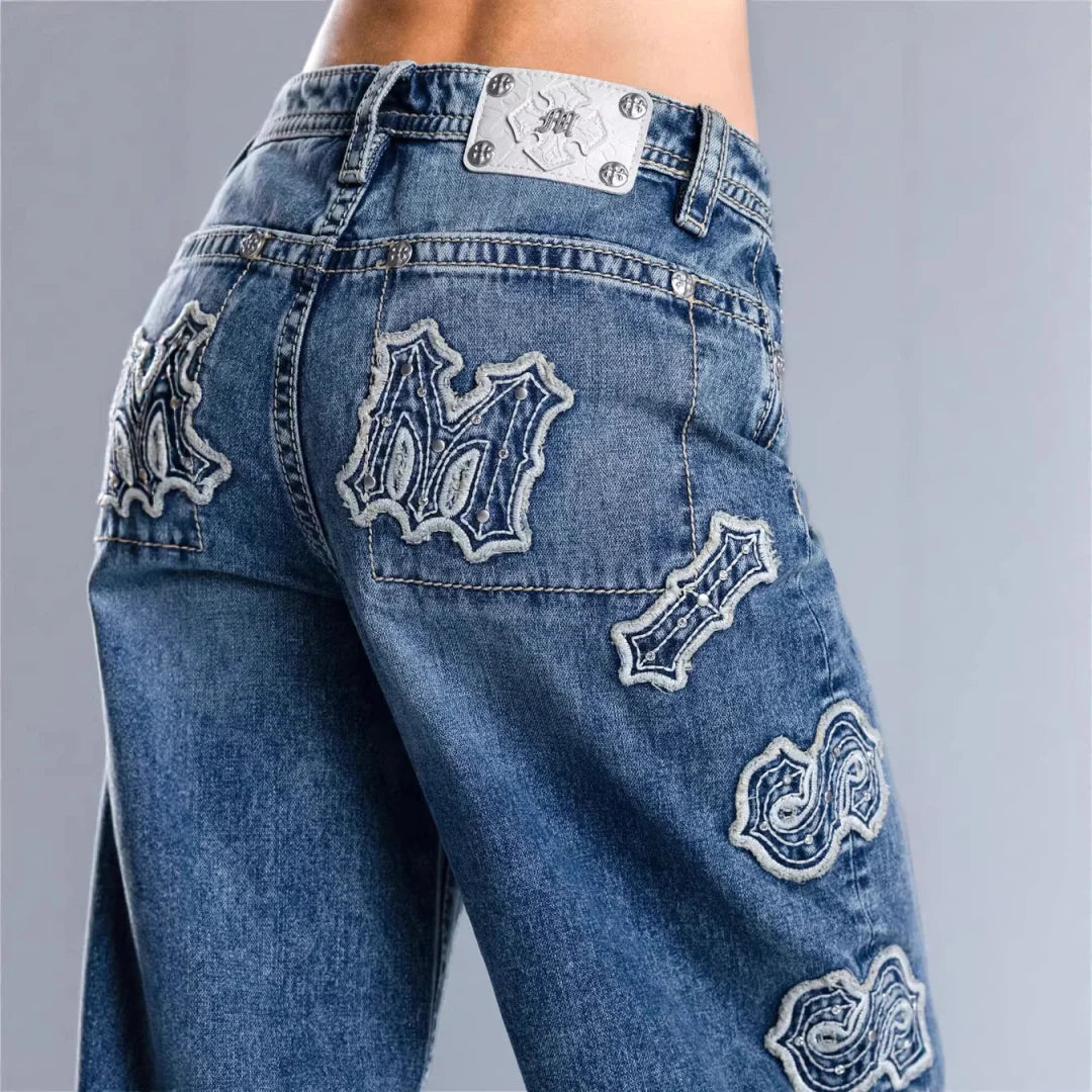 Vaqueros de Mezclilla Estilo Streetwear