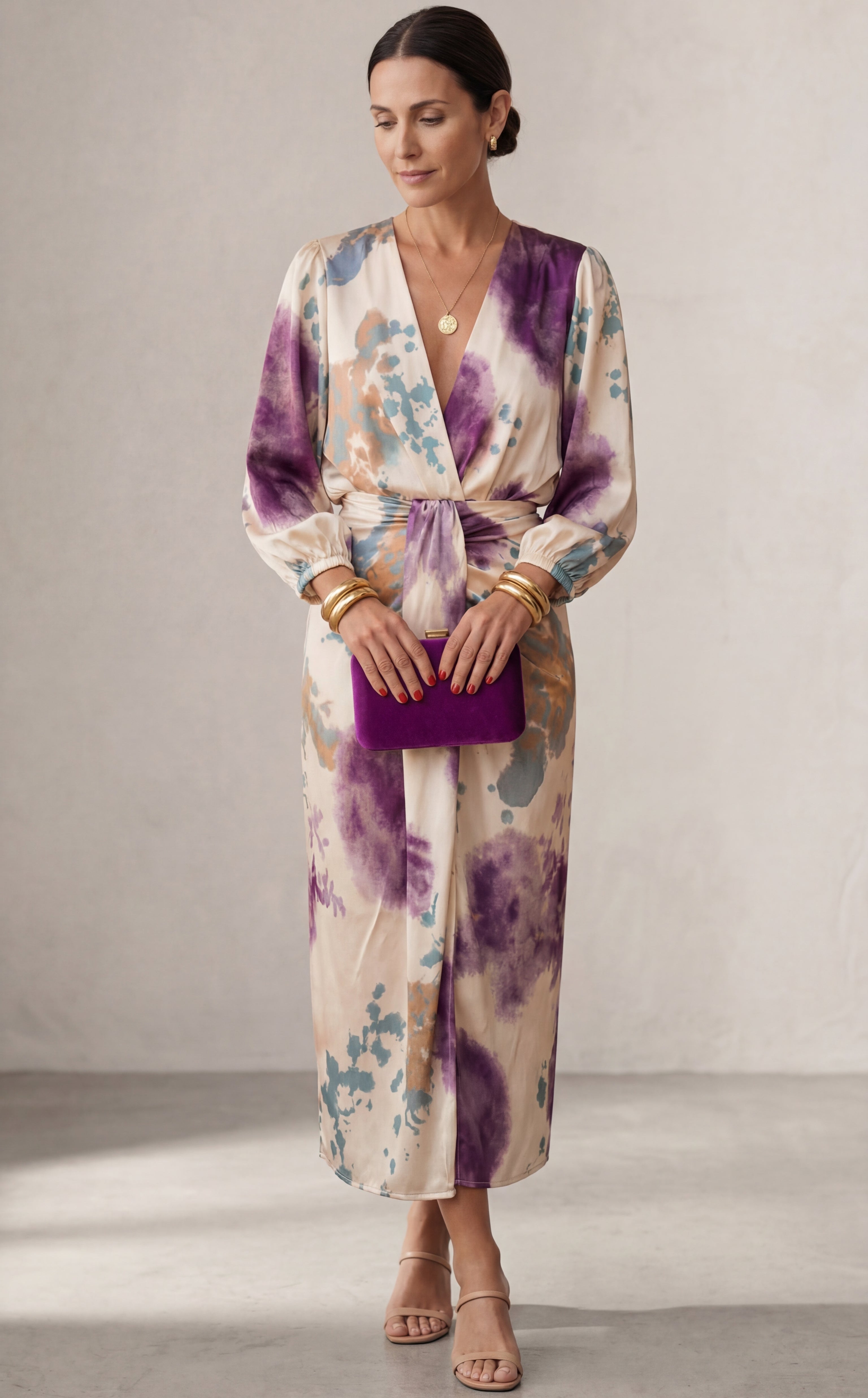 Maxi Vestido "Aura Violeta"