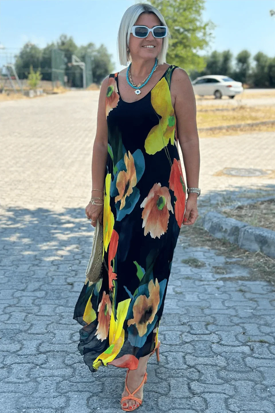 Vestido Veraniego Estampado Ferija