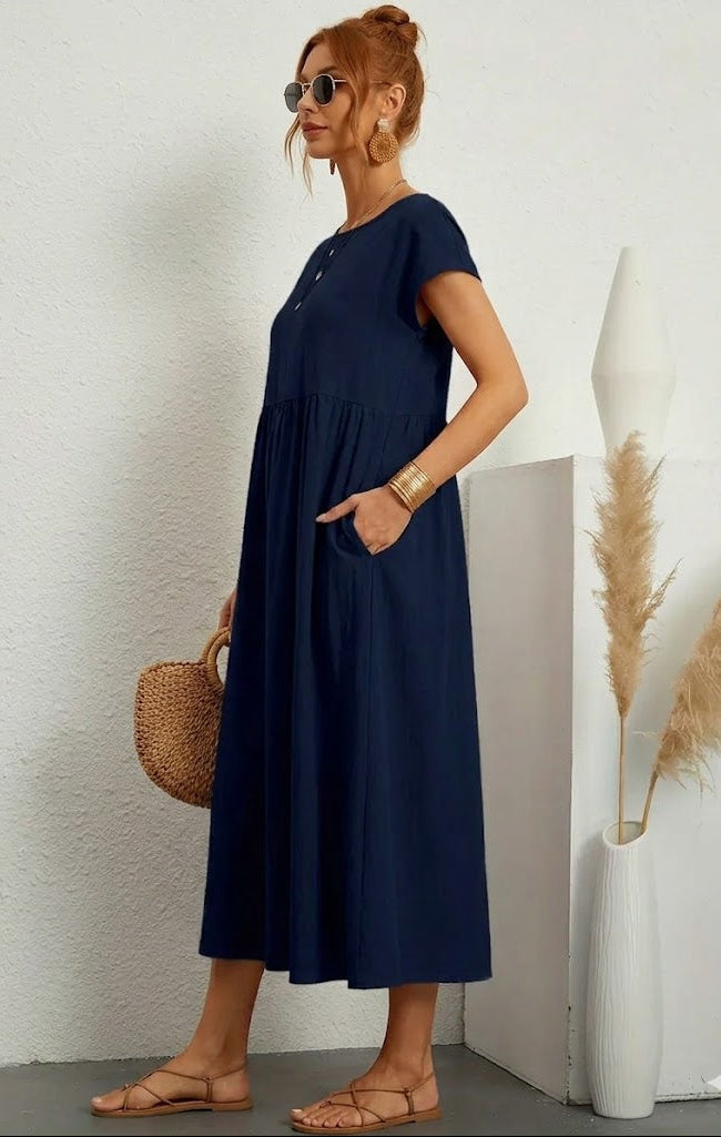 Elena/ Vestido Casual Estilizado