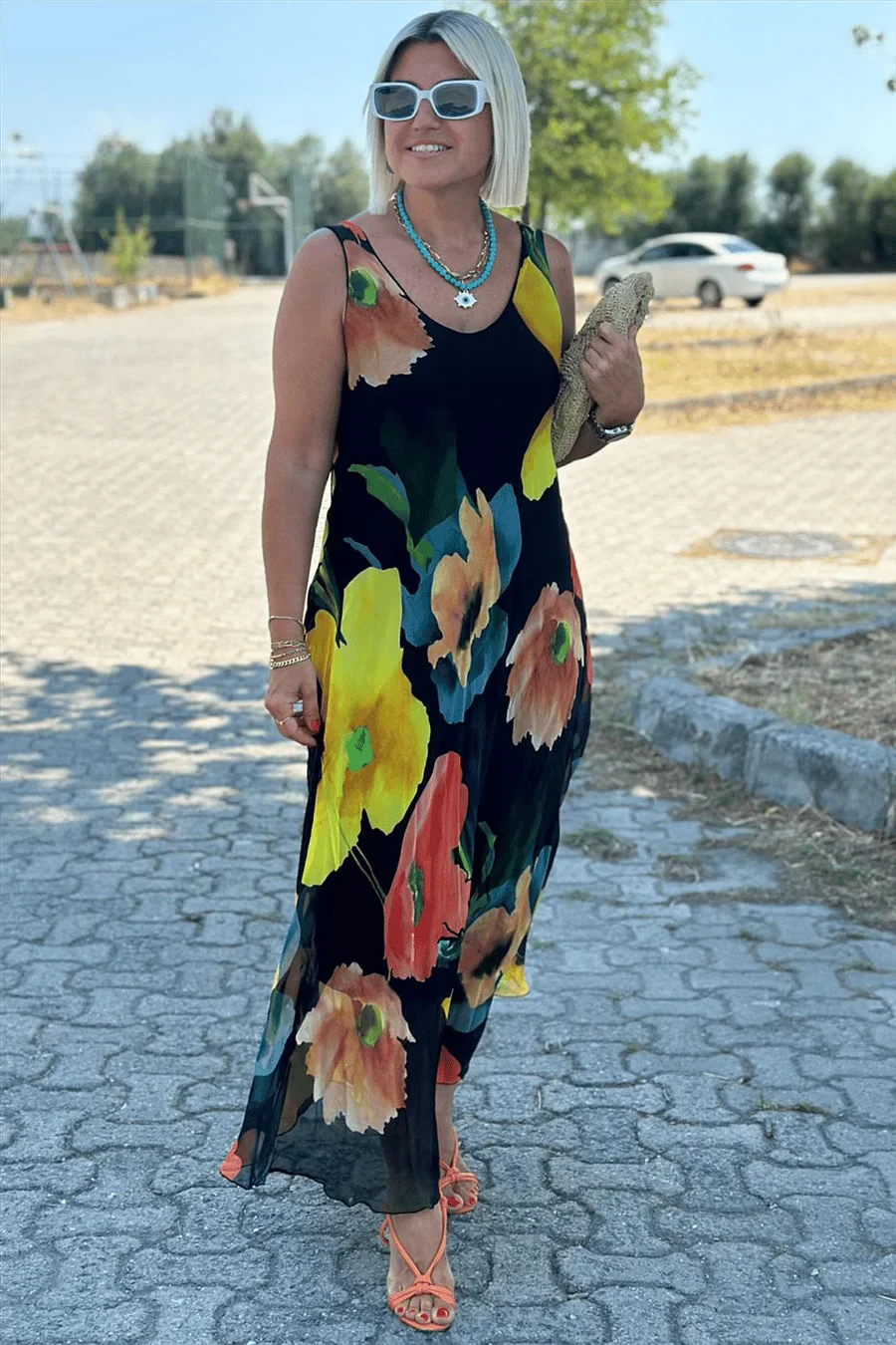 Vestido Veraniego Estampado Ferija