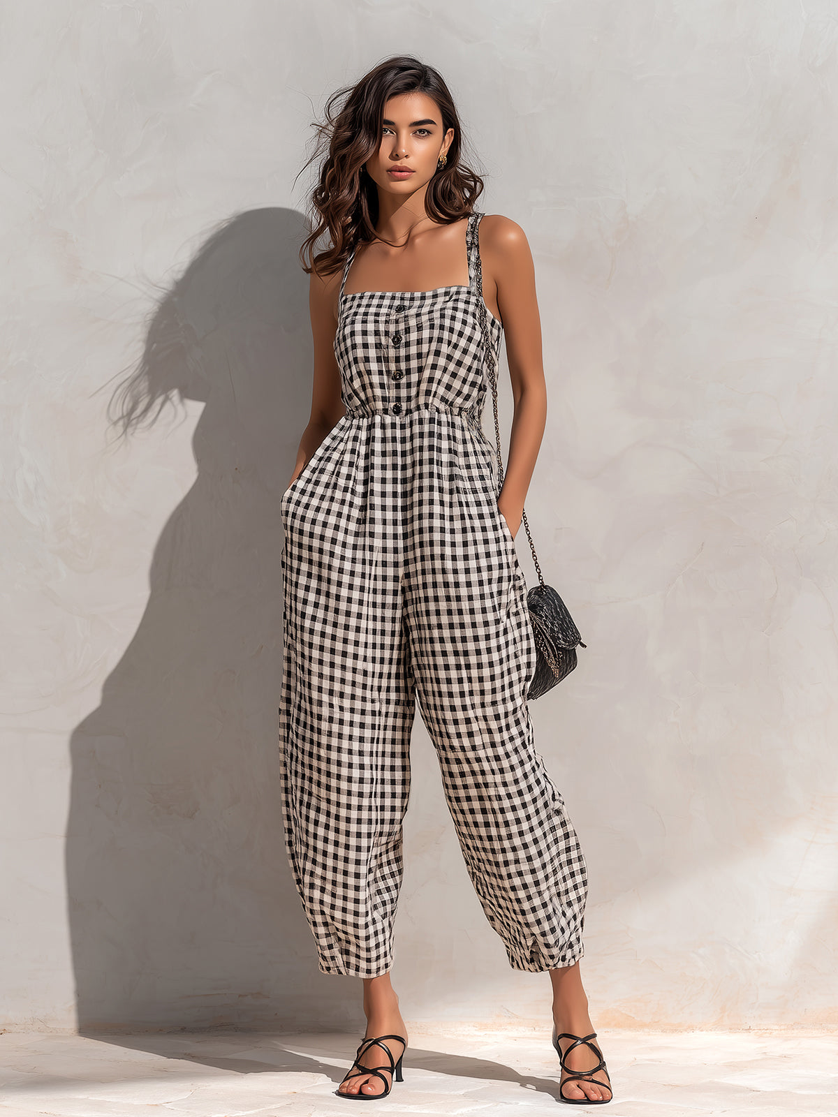 Mono Gingham Estilo Capri
