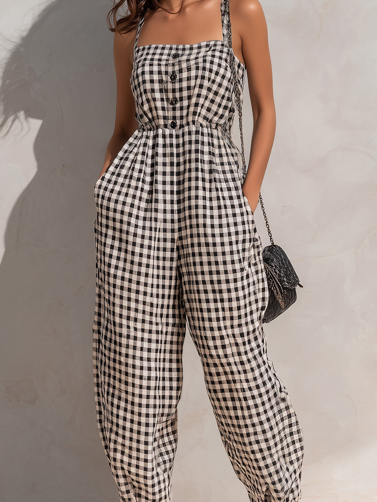 Mono Gingham Estilo Capri