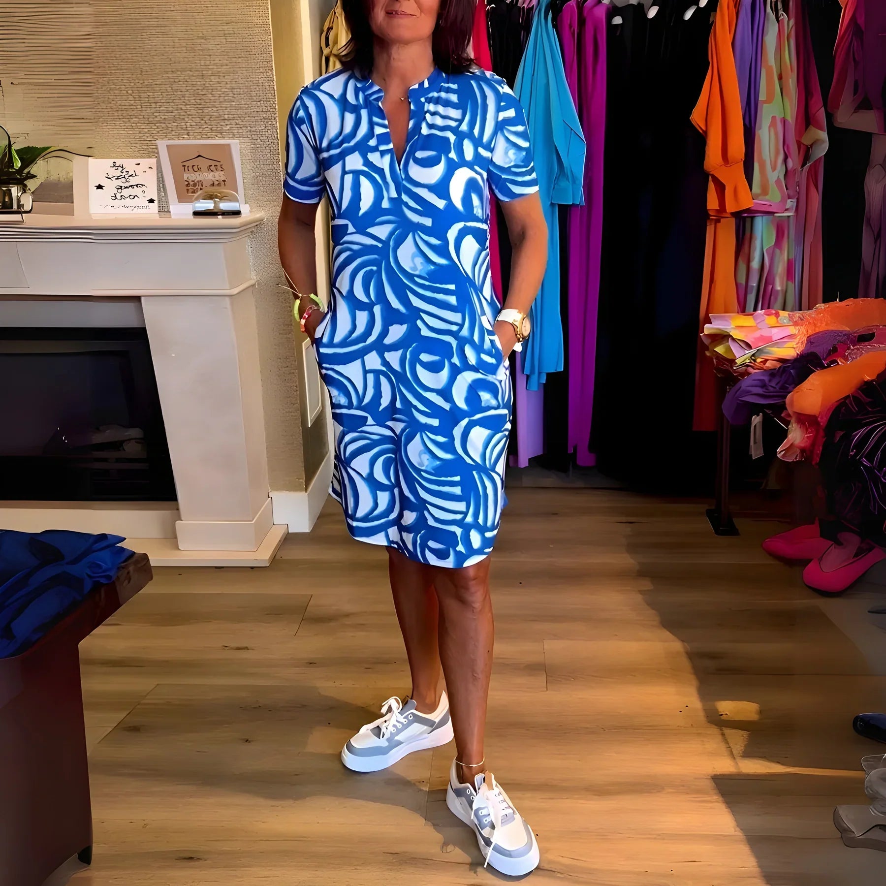 Vestido Flamingo Moderno