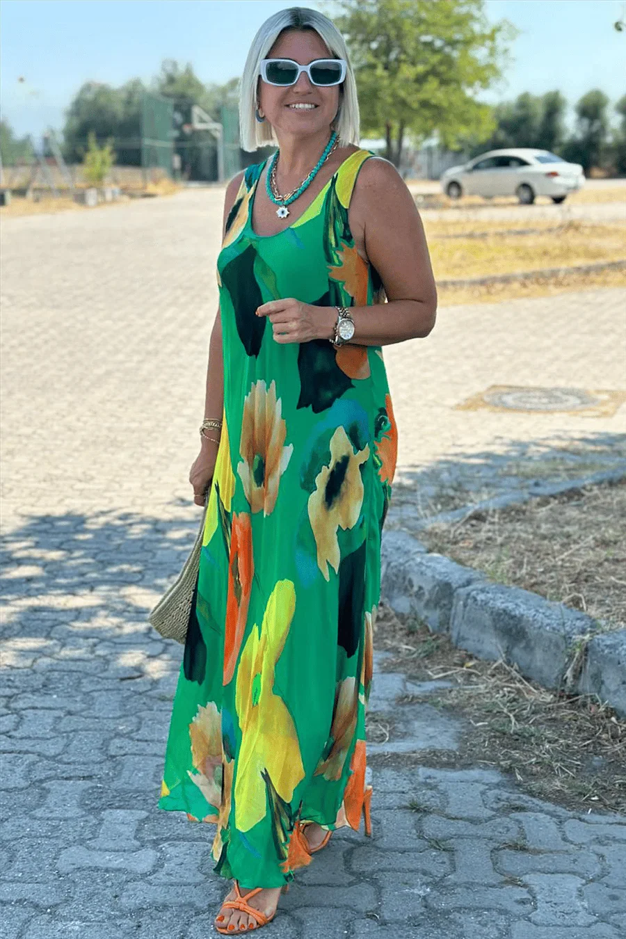 Vestido Veraniego Estampado Ferija