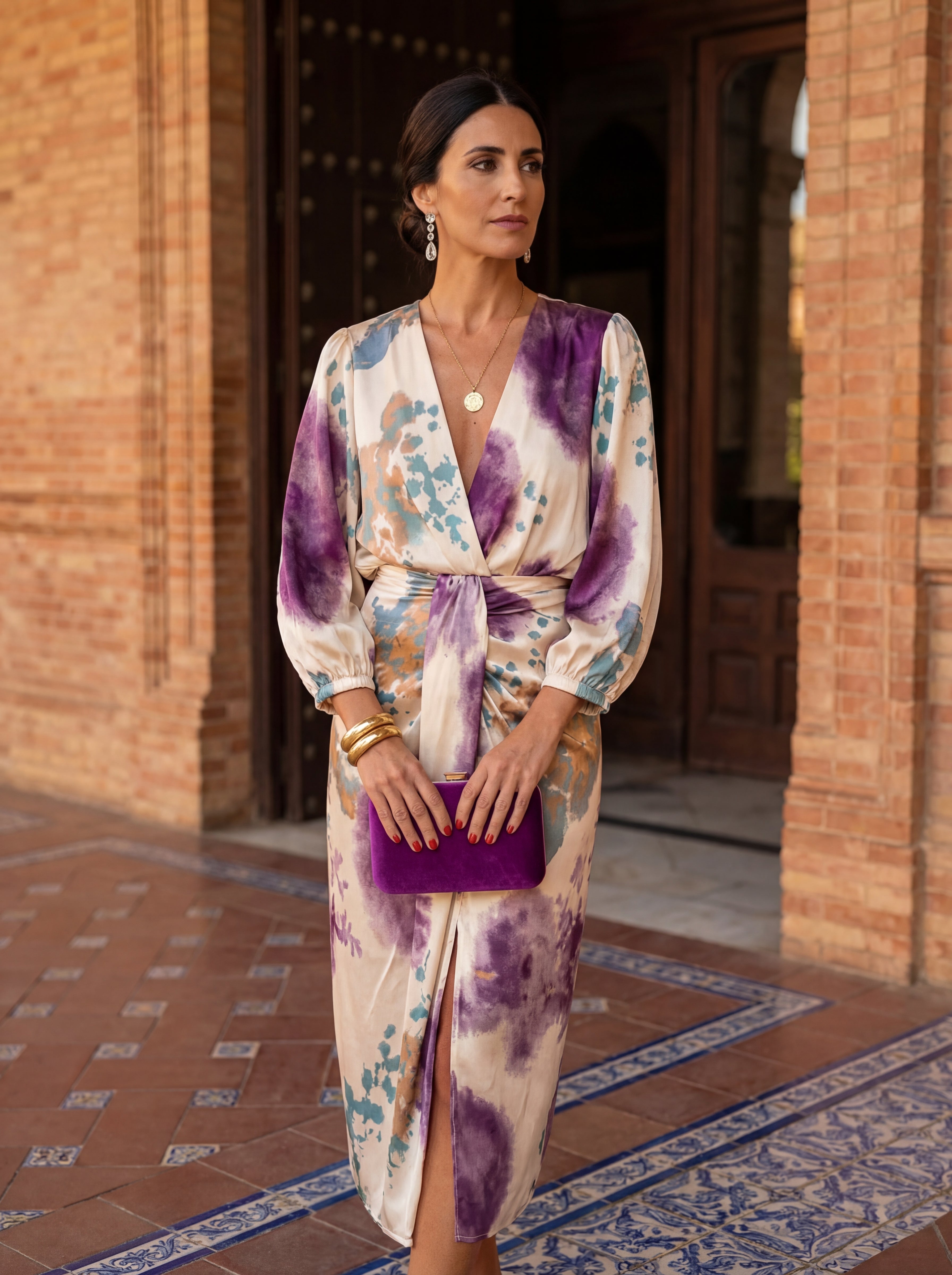 Maxi Vestido "Aura Violeta"