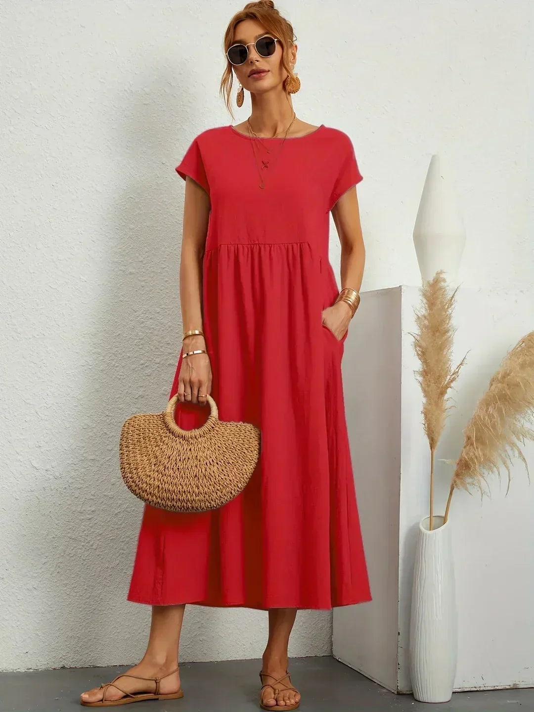 Elena/ Vestido Casual Estilizado