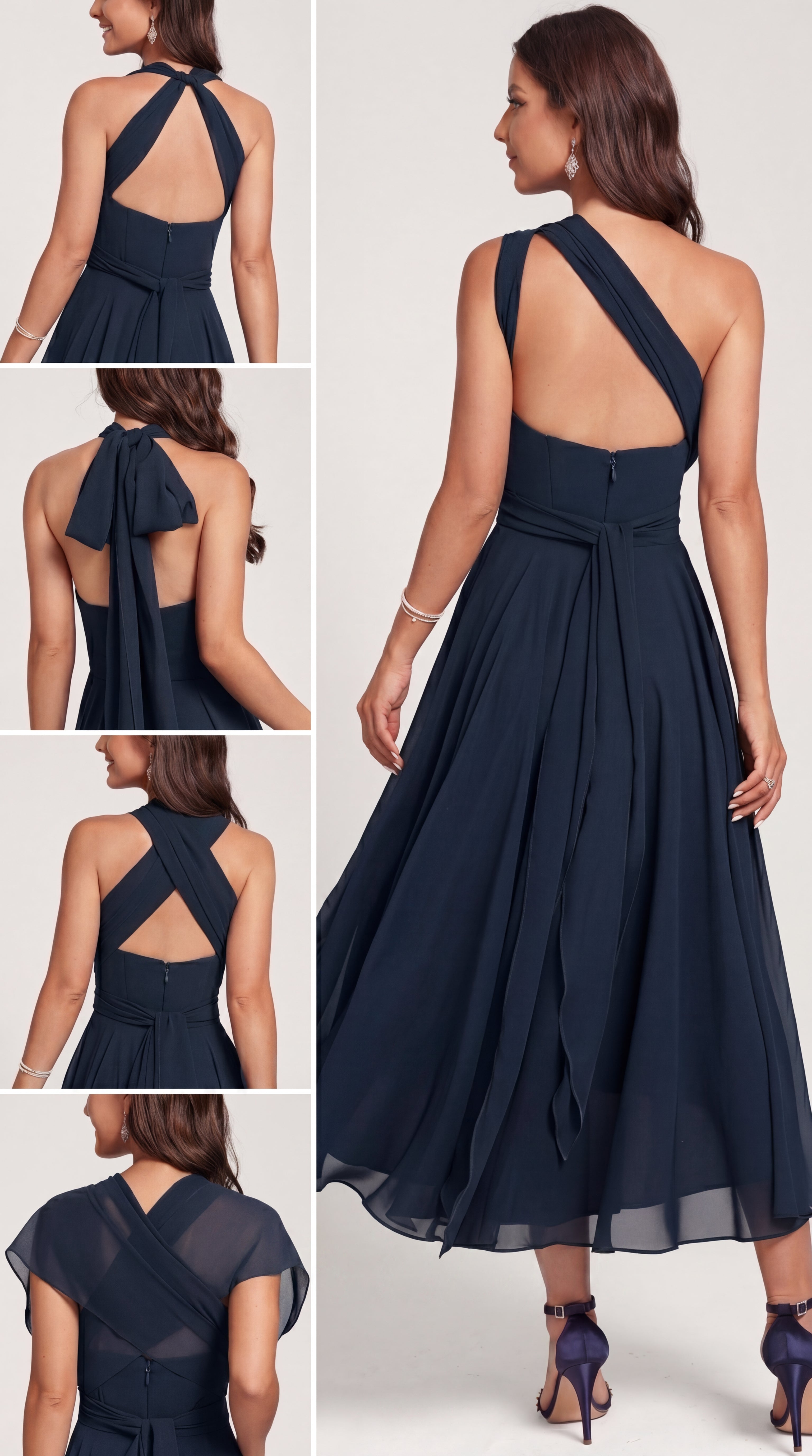 Vestido Elegante Asimétrico Abelia
