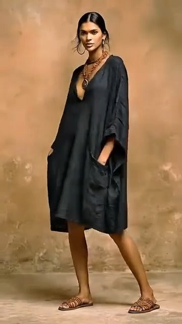 Vestido Holgado Vanguardista Laurel
