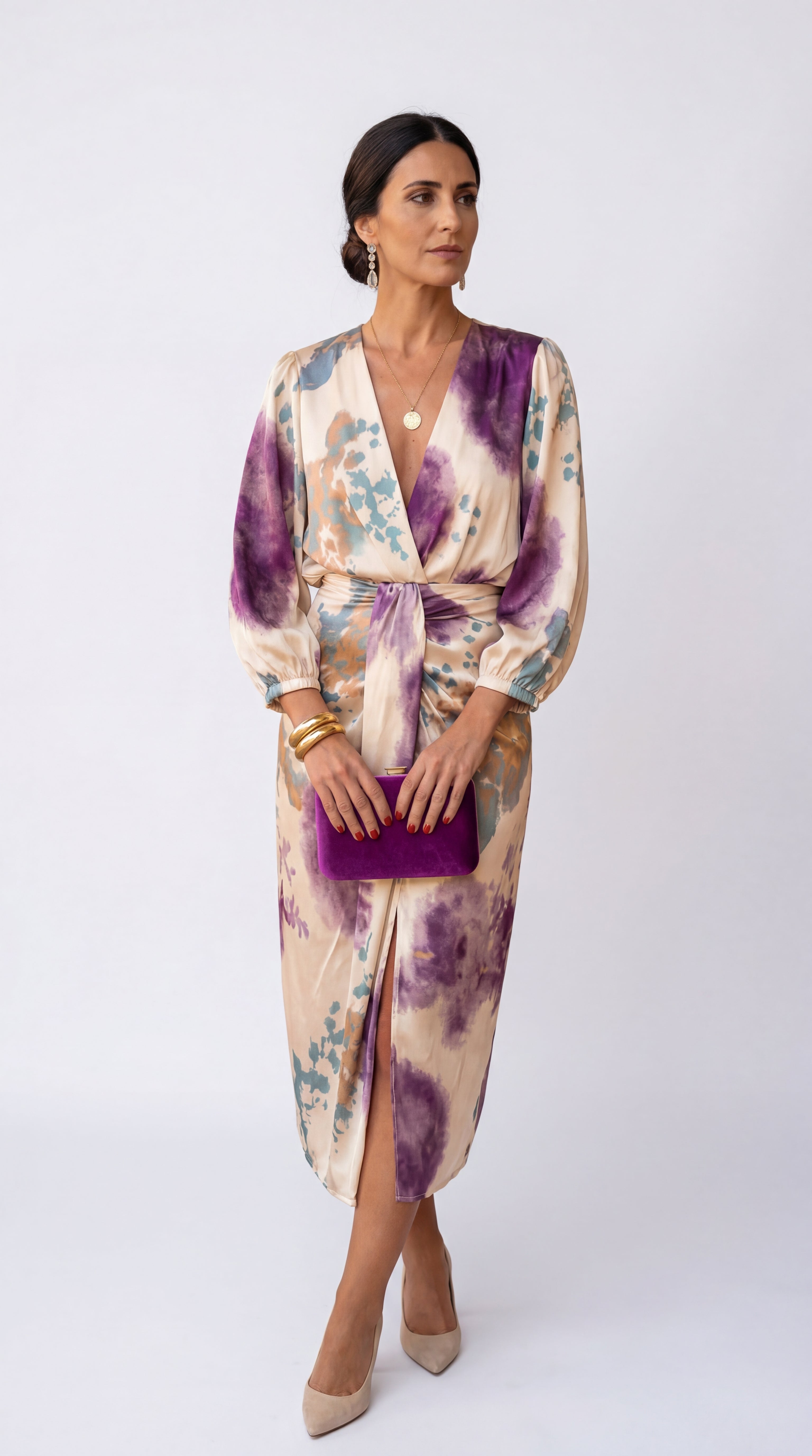 Maxi Vestido "Aura Violeta"