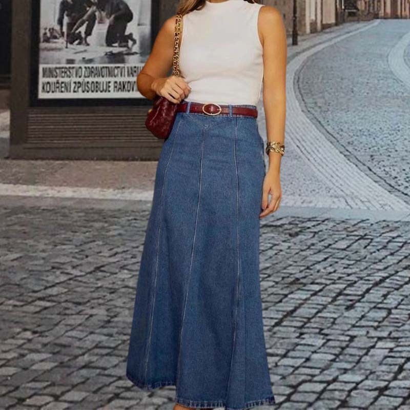 Falda Artisan Loose-Fit Denim